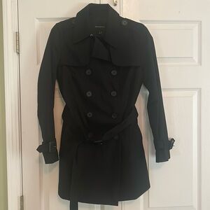 Banana Republic Black Trench Coat